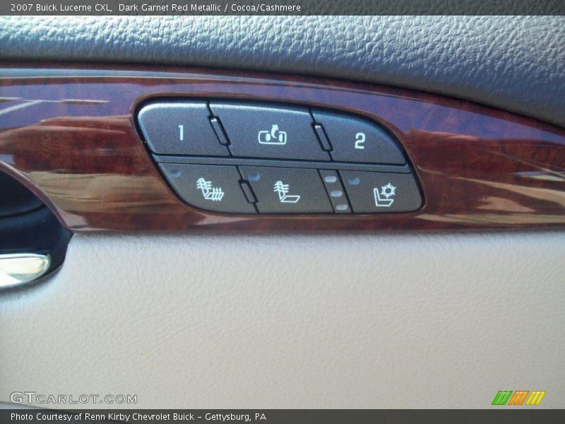 Dark Garnet Red Metallic / Cocoa/Cashmere 2007 Buick Lucerne CXL