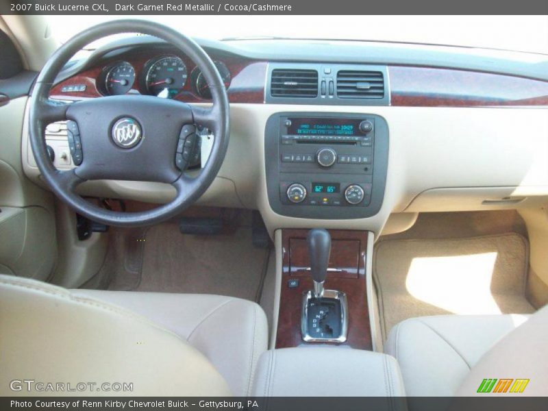 Dark Garnet Red Metallic / Cocoa/Cashmere 2007 Buick Lucerne CXL