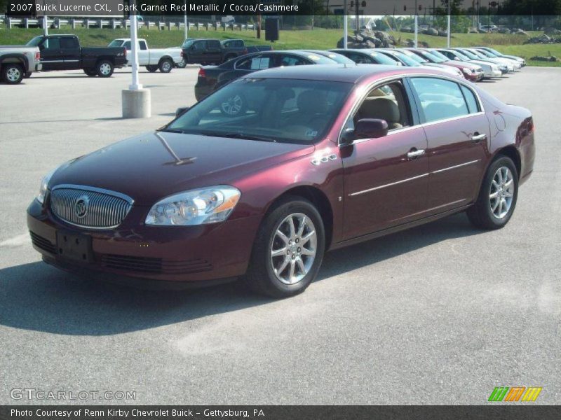 Dark Garnet Red Metallic / Cocoa/Cashmere 2007 Buick Lucerne CXL