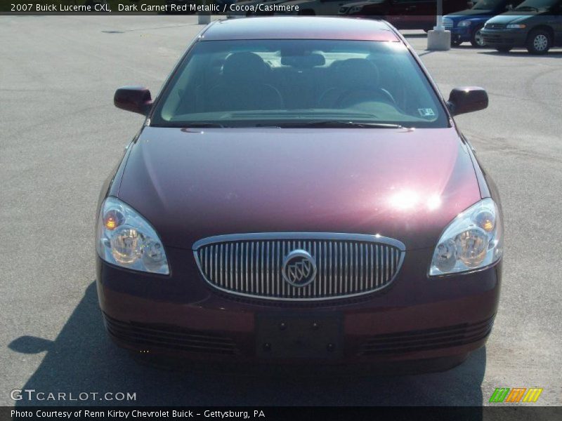 Dark Garnet Red Metallic / Cocoa/Cashmere 2007 Buick Lucerne CXL