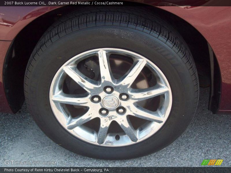 Dark Garnet Red Metallic / Cocoa/Cashmere 2007 Buick Lucerne CXL