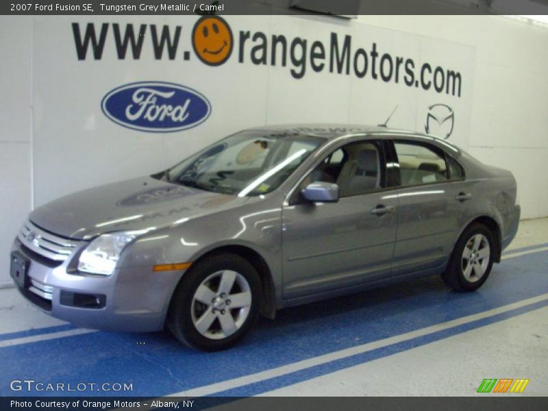 Tungsten Grey Metallic / Camel 2007 Ford Fusion SE