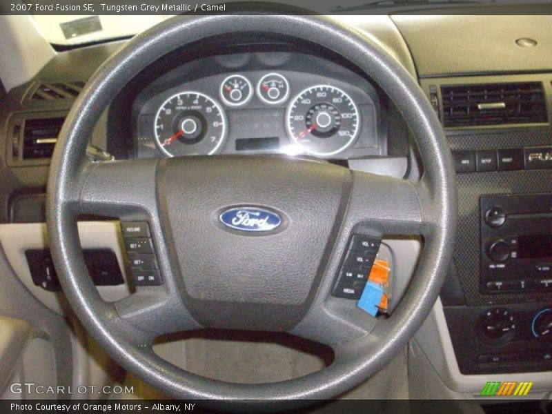 Tungsten Grey Metallic / Camel 2007 Ford Fusion SE