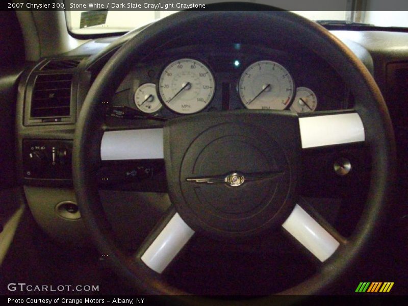 Stone White / Dark Slate Gray/Light Graystone 2007 Chrysler 300