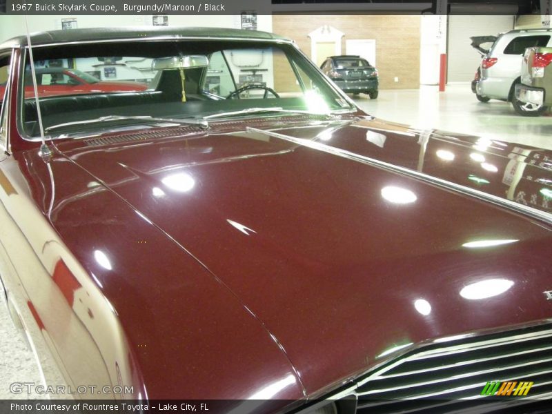 Burgundy/Maroon / Black 1967 Buick Skylark Coupe