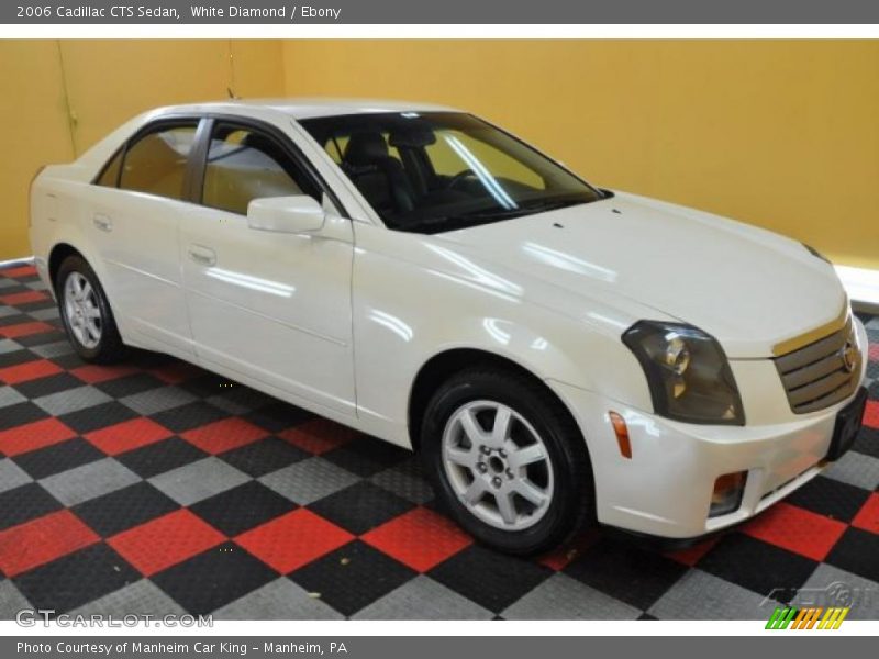 White Diamond / Ebony 2006 Cadillac CTS Sedan