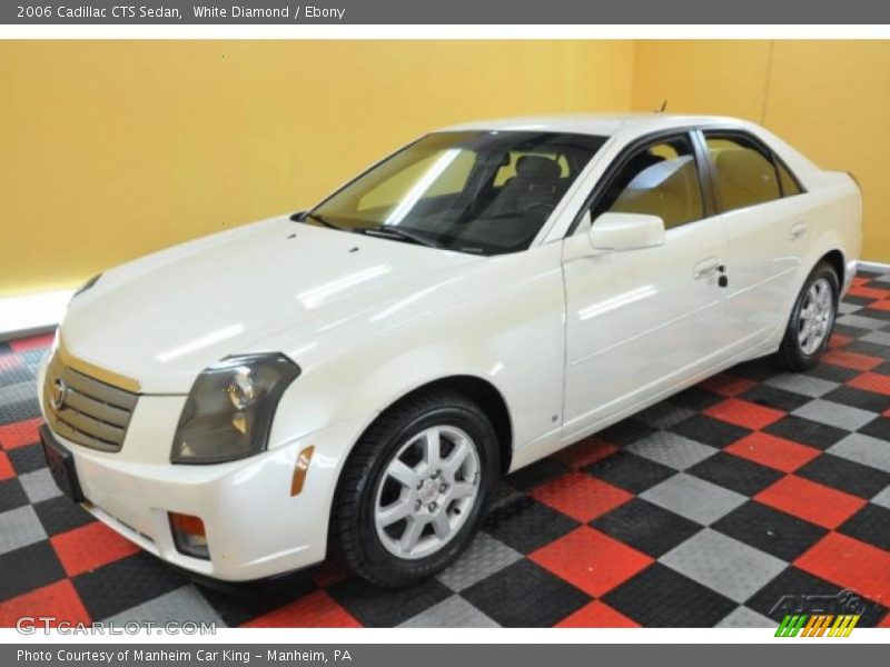 White Diamond / Ebony 2006 Cadillac CTS Sedan