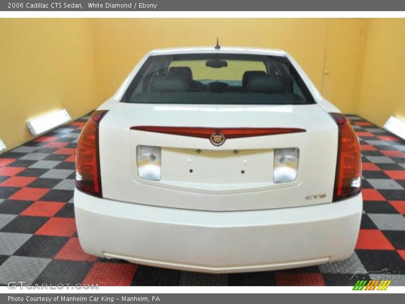 White Diamond / Ebony 2006 Cadillac CTS Sedan