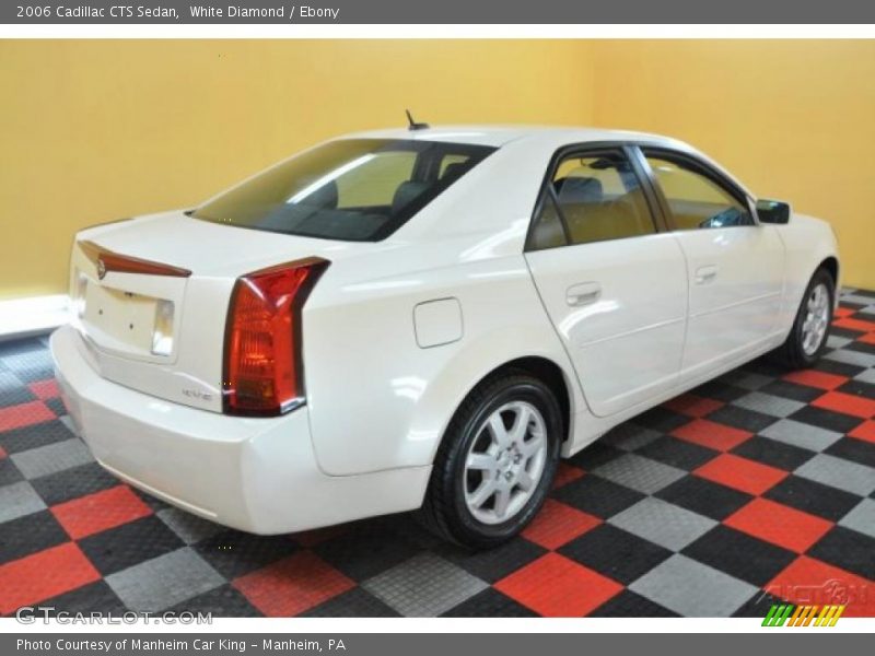 White Diamond / Ebony 2006 Cadillac CTS Sedan