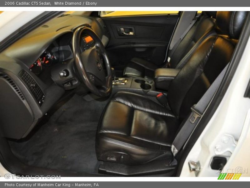White Diamond / Ebony 2006 Cadillac CTS Sedan