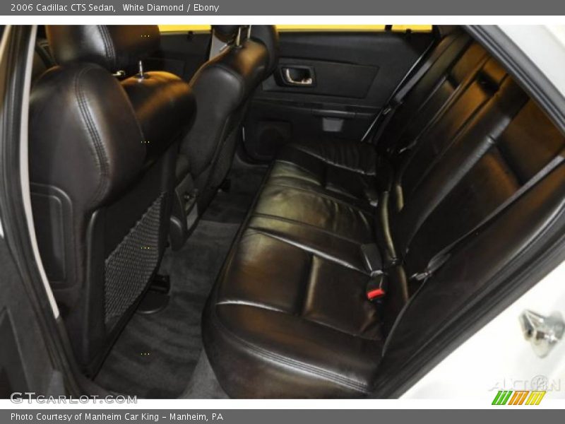 White Diamond / Ebony 2006 Cadillac CTS Sedan