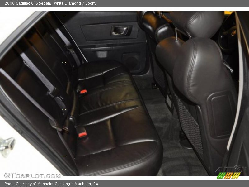 White Diamond / Ebony 2006 Cadillac CTS Sedan