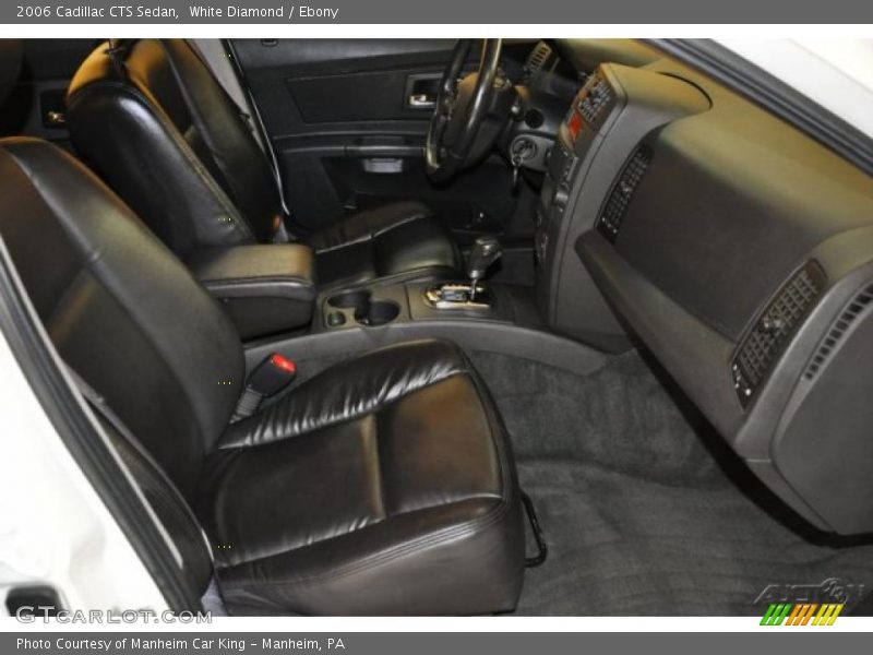 White Diamond / Ebony 2006 Cadillac CTS Sedan