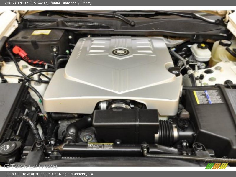White Diamond / Ebony 2006 Cadillac CTS Sedan