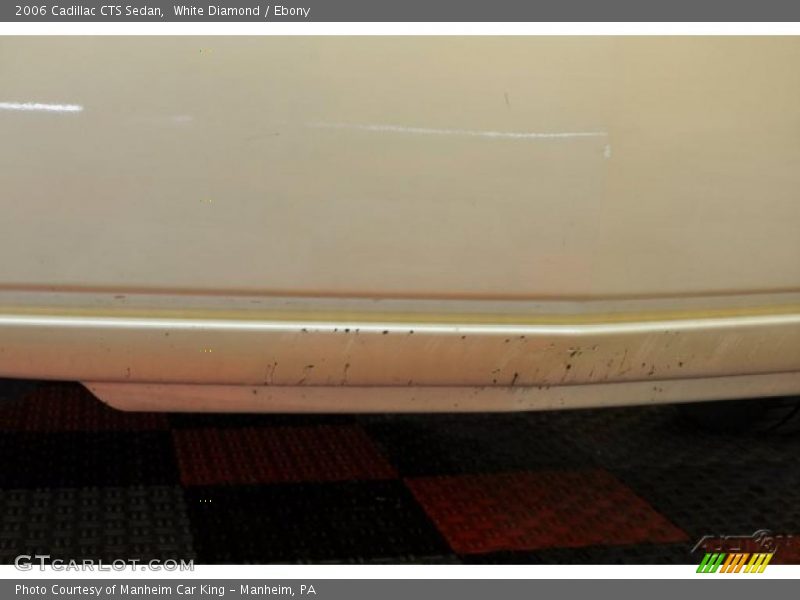 White Diamond / Ebony 2006 Cadillac CTS Sedan