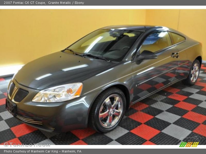 Granite Metallic / Ebony 2007 Pontiac G6 GT Coupe