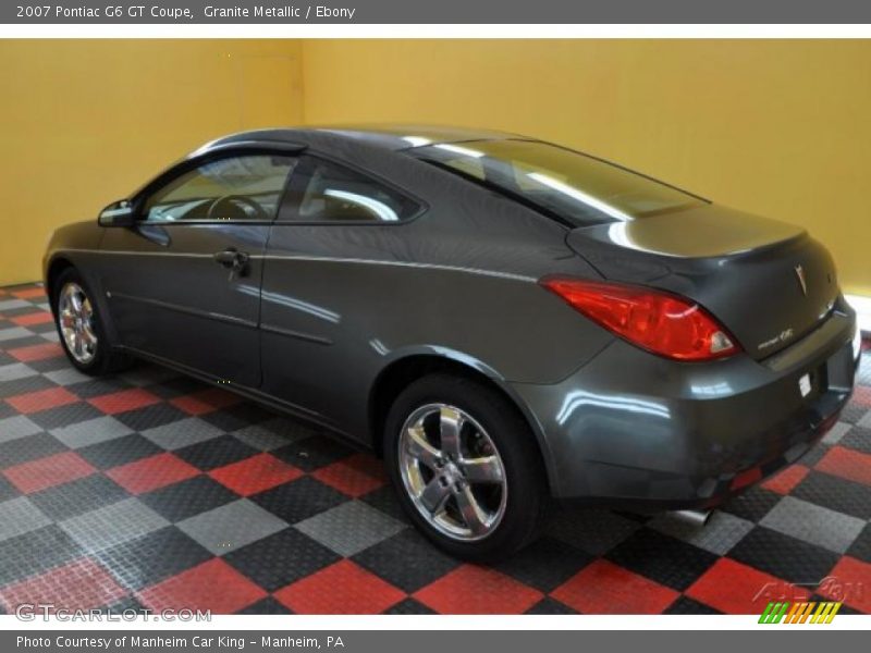 Granite Metallic / Ebony 2007 Pontiac G6 GT Coupe
