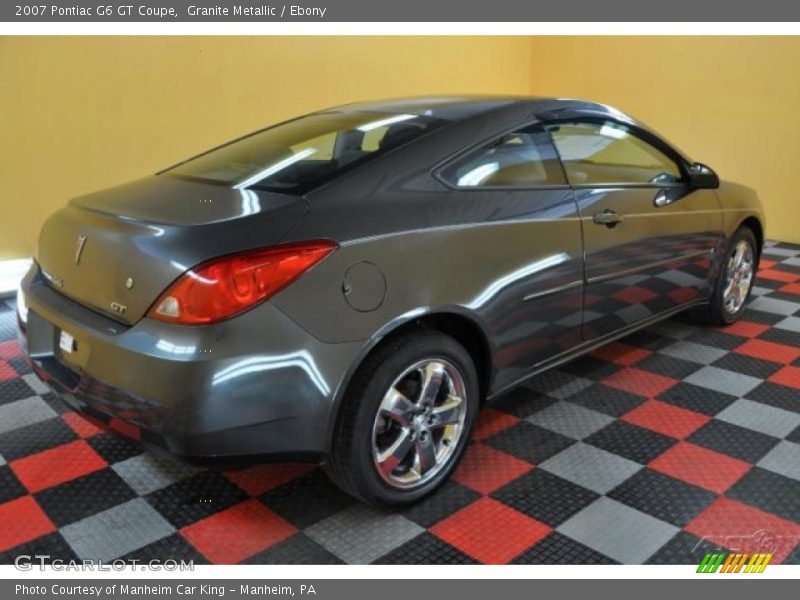 Granite Metallic / Ebony 2007 Pontiac G6 GT Coupe