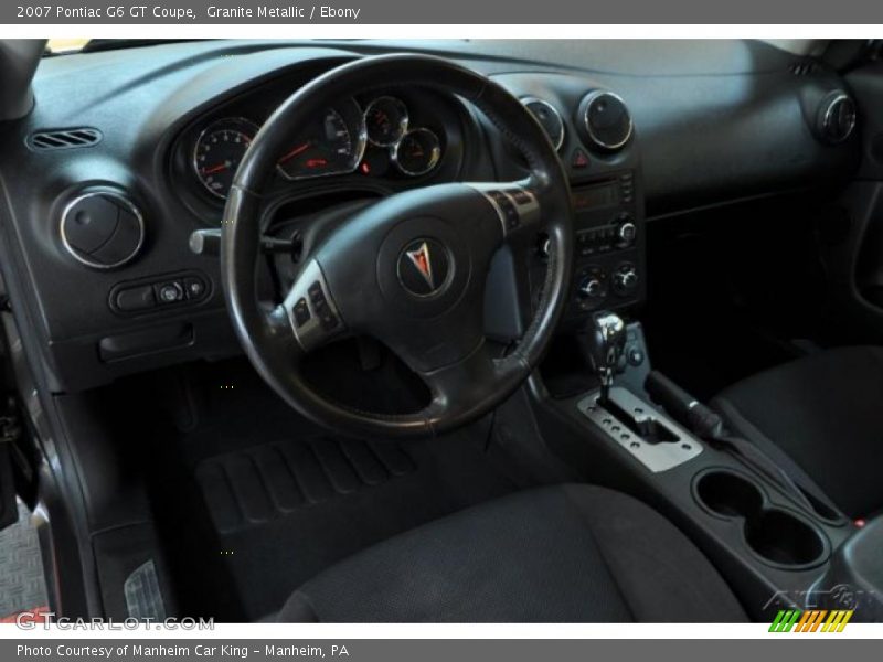 Granite Metallic / Ebony 2007 Pontiac G6 GT Coupe