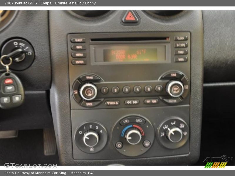 Granite Metallic / Ebony 2007 Pontiac G6 GT Coupe