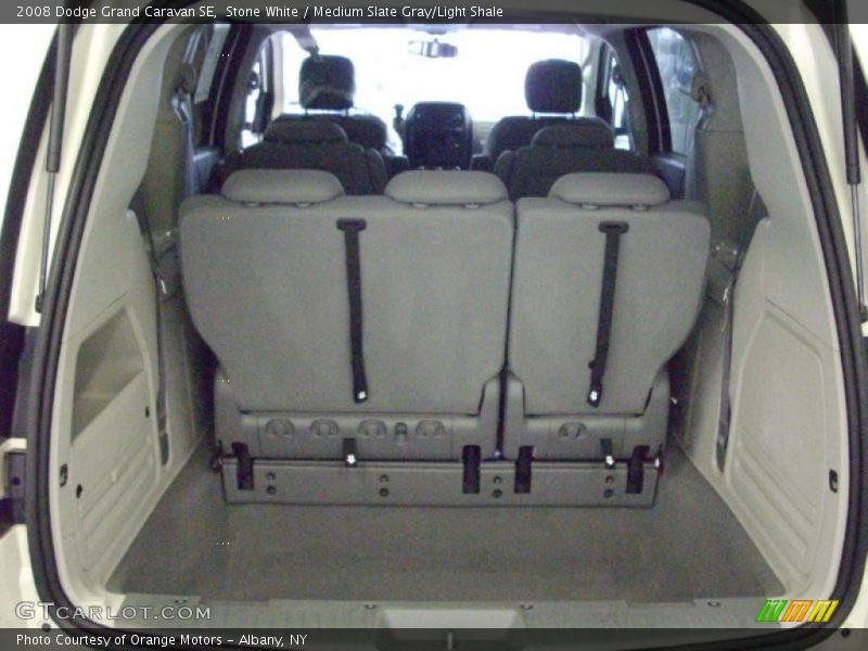 Stone White / Medium Slate Gray/Light Shale 2008 Dodge Grand Caravan SE