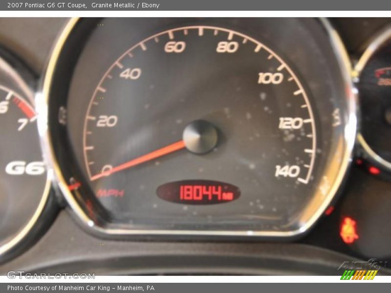 Granite Metallic / Ebony 2007 Pontiac G6 GT Coupe