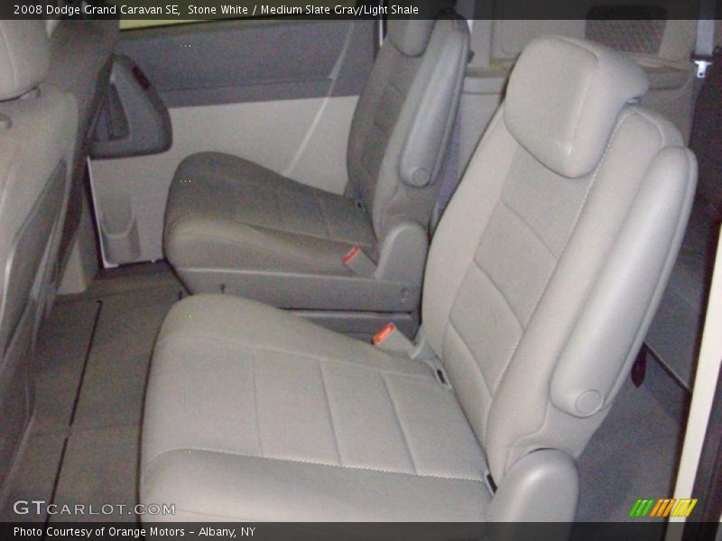 Stone White / Medium Slate Gray/Light Shale 2008 Dodge Grand Caravan SE