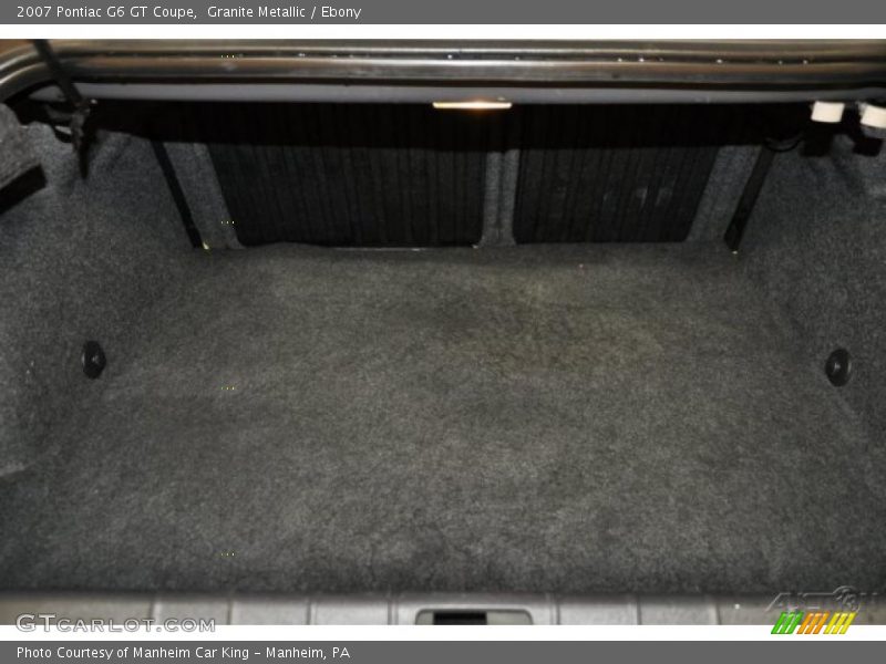 Granite Metallic / Ebony 2007 Pontiac G6 GT Coupe