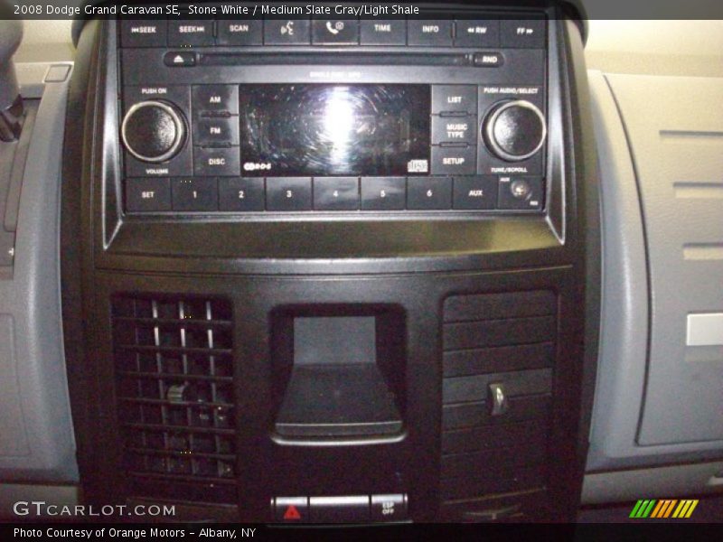 Stone White / Medium Slate Gray/Light Shale 2008 Dodge Grand Caravan SE