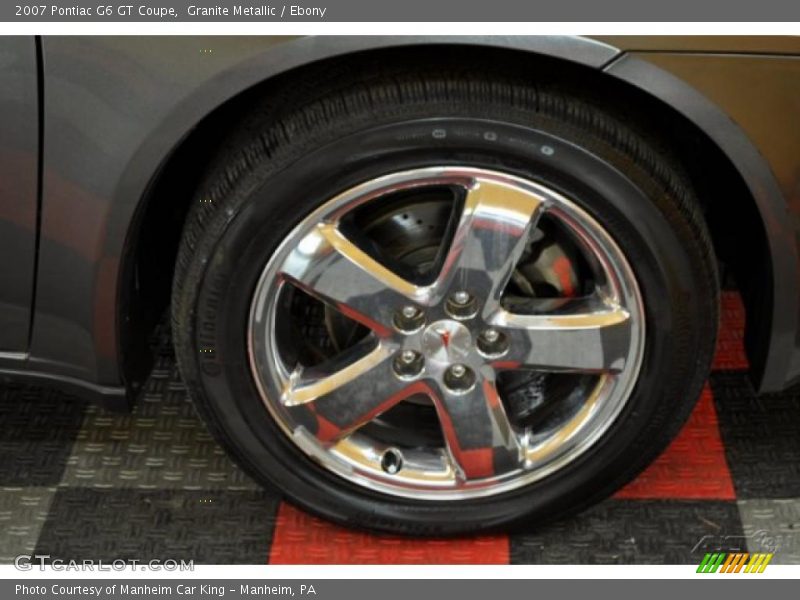Granite Metallic / Ebony 2007 Pontiac G6 GT Coupe