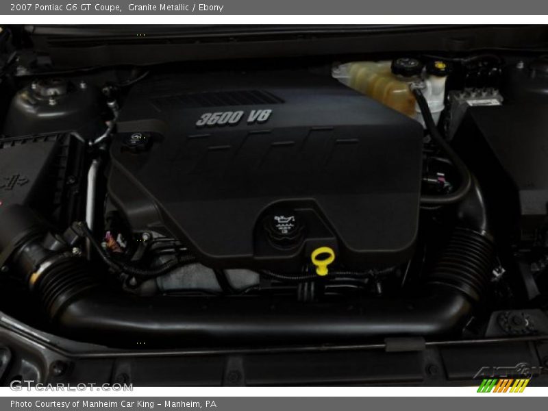 Granite Metallic / Ebony 2007 Pontiac G6 GT Coupe
