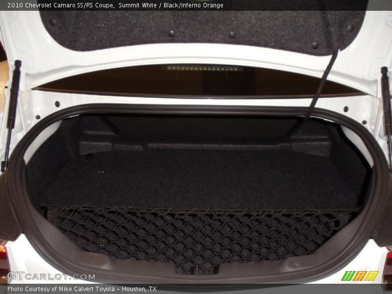 Summit White / Black/Inferno Orange 2010 Chevrolet Camaro SS/RS Coupe