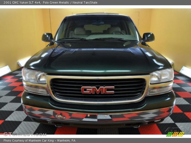 Polo Green Metallic / Neutral Tan/Shale 2001 GMC Yukon SLT 4x4