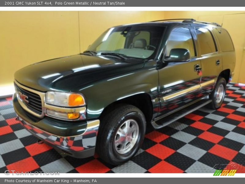 Polo Green Metallic / Neutral Tan/Shale 2001 GMC Yukon SLT 4x4