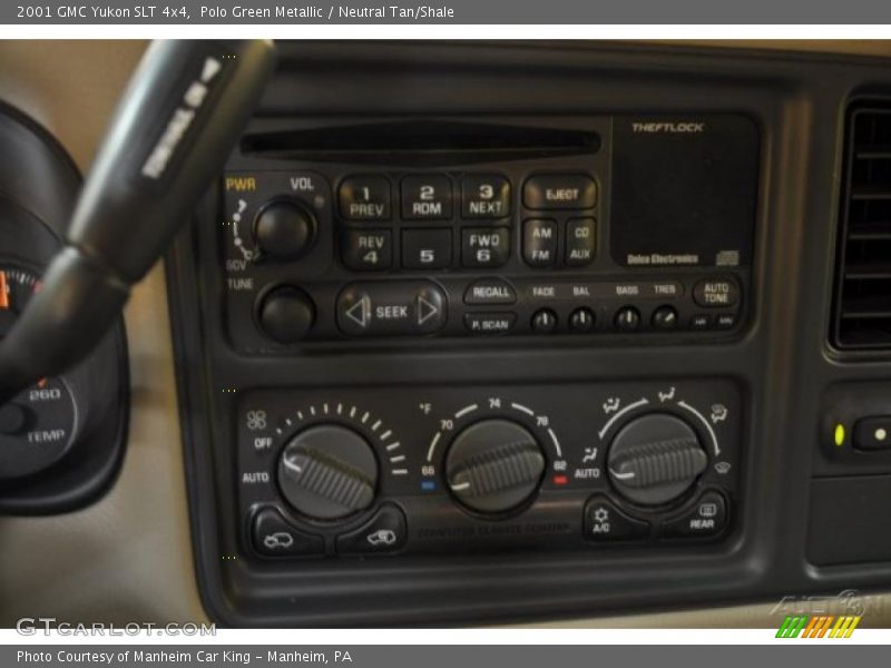 Polo Green Metallic / Neutral Tan/Shale 2001 GMC Yukon SLT 4x4