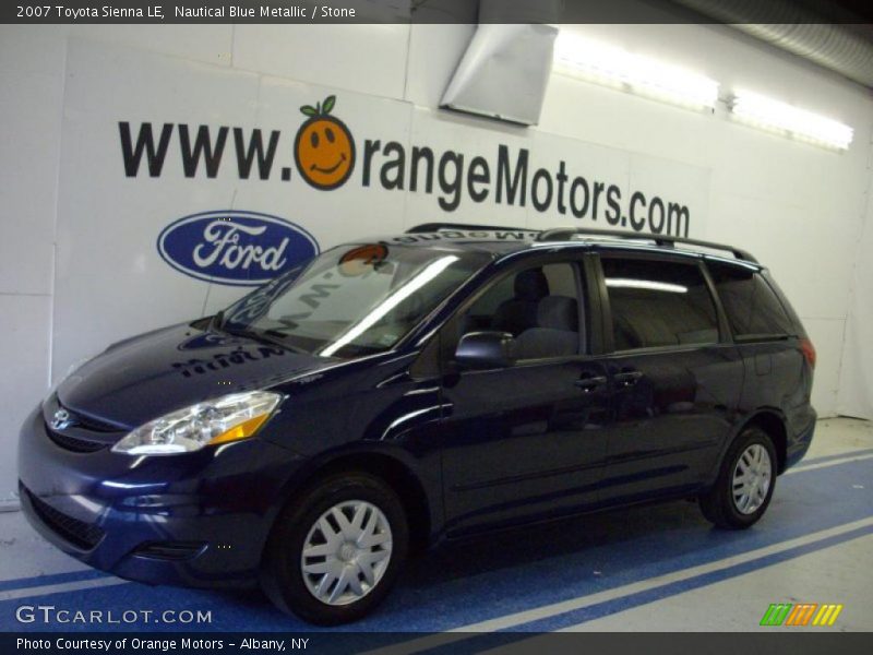 Nautical Blue Metallic / Stone 2007 Toyota Sienna LE