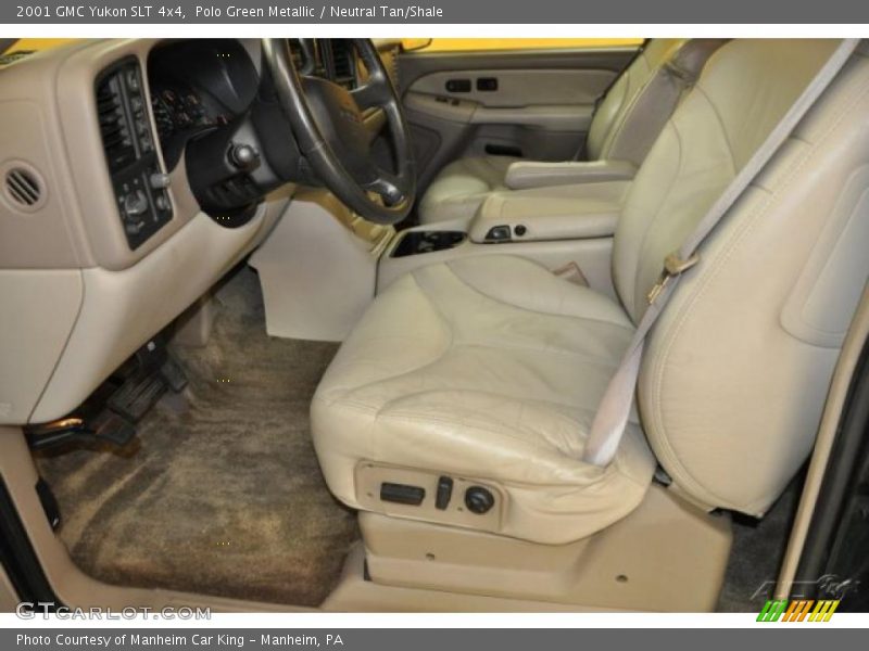 Polo Green Metallic / Neutral Tan/Shale 2001 GMC Yukon SLT 4x4