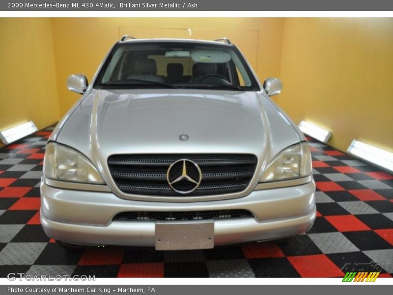 Brilliant Silver Metallic / Ash 2000 Mercedes-Benz ML 430 4Matic