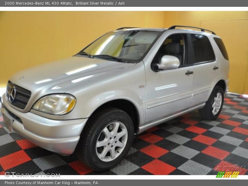 Brilliant Silver Metallic / Ash 2000 Mercedes-Benz ML 430 4Matic