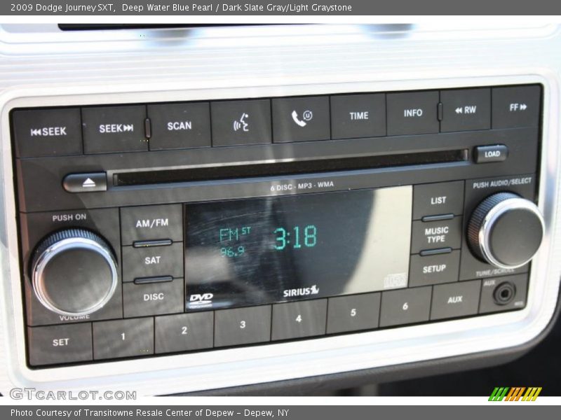 Deep Water Blue Pearl / Dark Slate Gray/Light Graystone 2009 Dodge Journey SXT