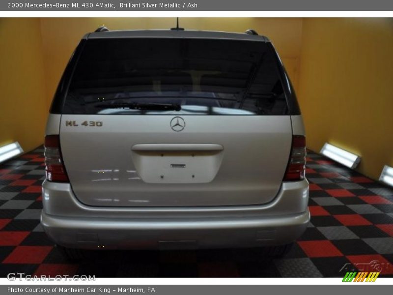 Brilliant Silver Metallic / Ash 2000 Mercedes-Benz ML 430 4Matic