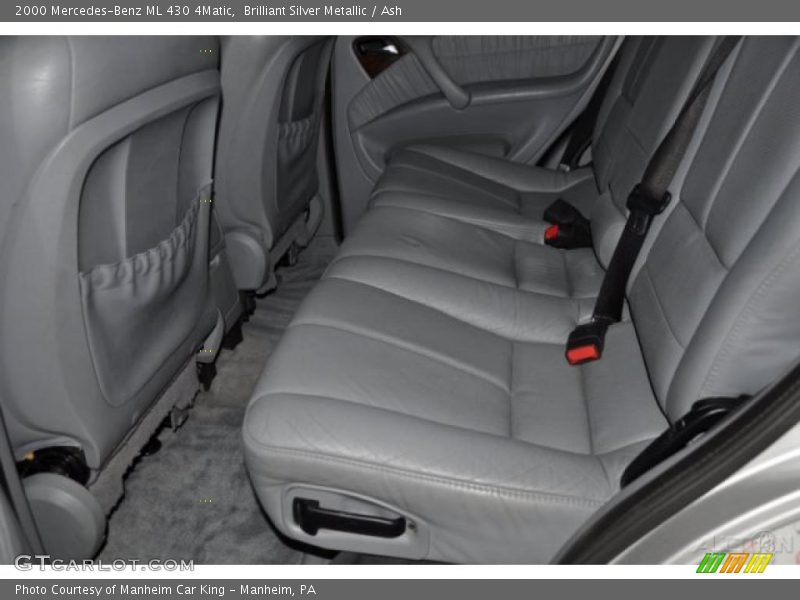Brilliant Silver Metallic / Ash 2000 Mercedes-Benz ML 430 4Matic