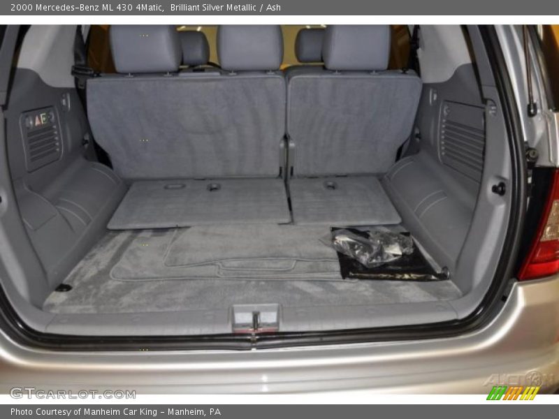 Brilliant Silver Metallic / Ash 2000 Mercedes-Benz ML 430 4Matic
