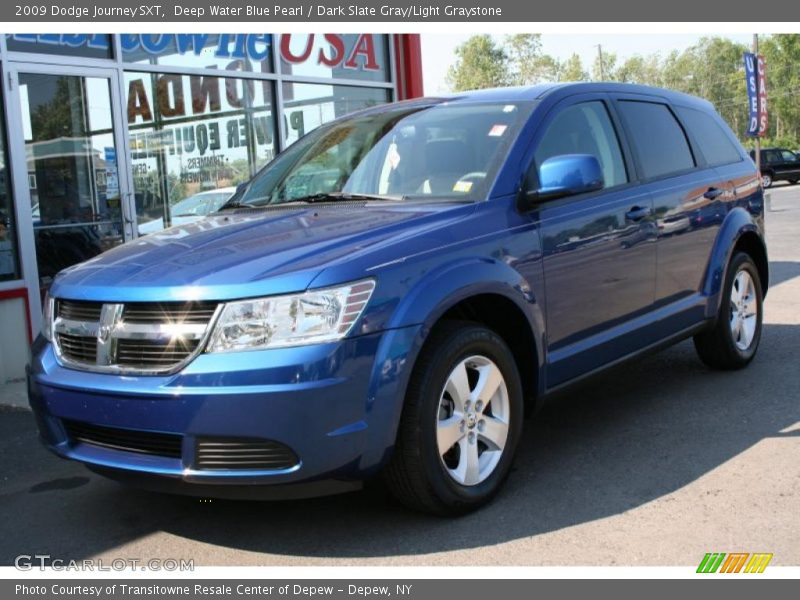 Deep Water Blue Pearl / Dark Slate Gray/Light Graystone 2009 Dodge Journey SXT