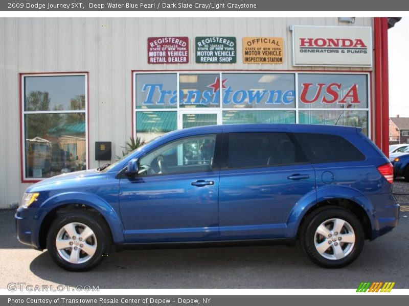 Deep Water Blue Pearl / Dark Slate Gray/Light Graystone 2009 Dodge Journey SXT