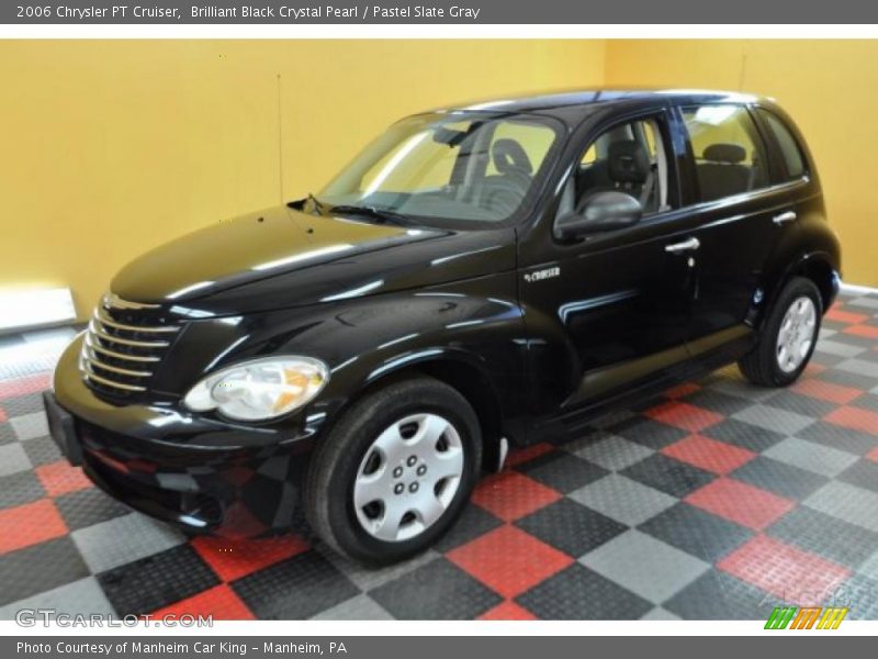 Brilliant Black Crystal Pearl / Pastel Slate Gray 2006 Chrysler PT Cruiser