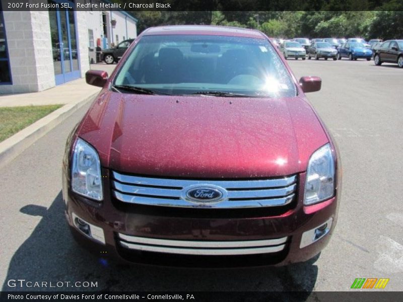 Redfire Metallic / Charcoal Black 2007 Ford Fusion SEL