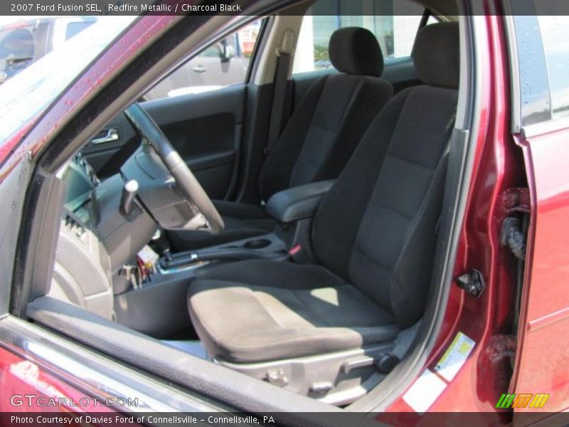 Redfire Metallic / Charcoal Black 2007 Ford Fusion SEL