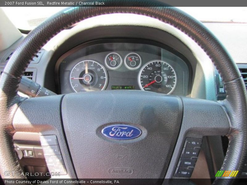 Redfire Metallic / Charcoal Black 2007 Ford Fusion SEL