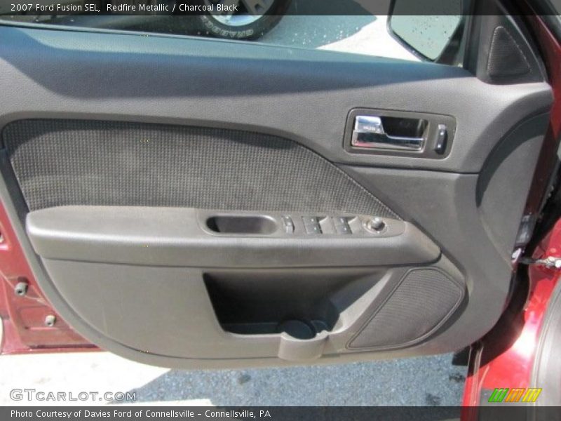 Redfire Metallic / Charcoal Black 2007 Ford Fusion SEL